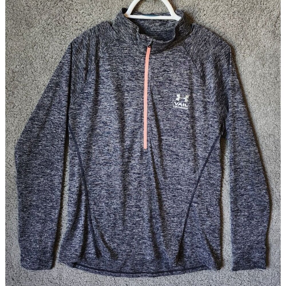 Under Armour Women's Heat Gear 1/4 Zip Lightweight Pullover Vail Colorado Sz XL